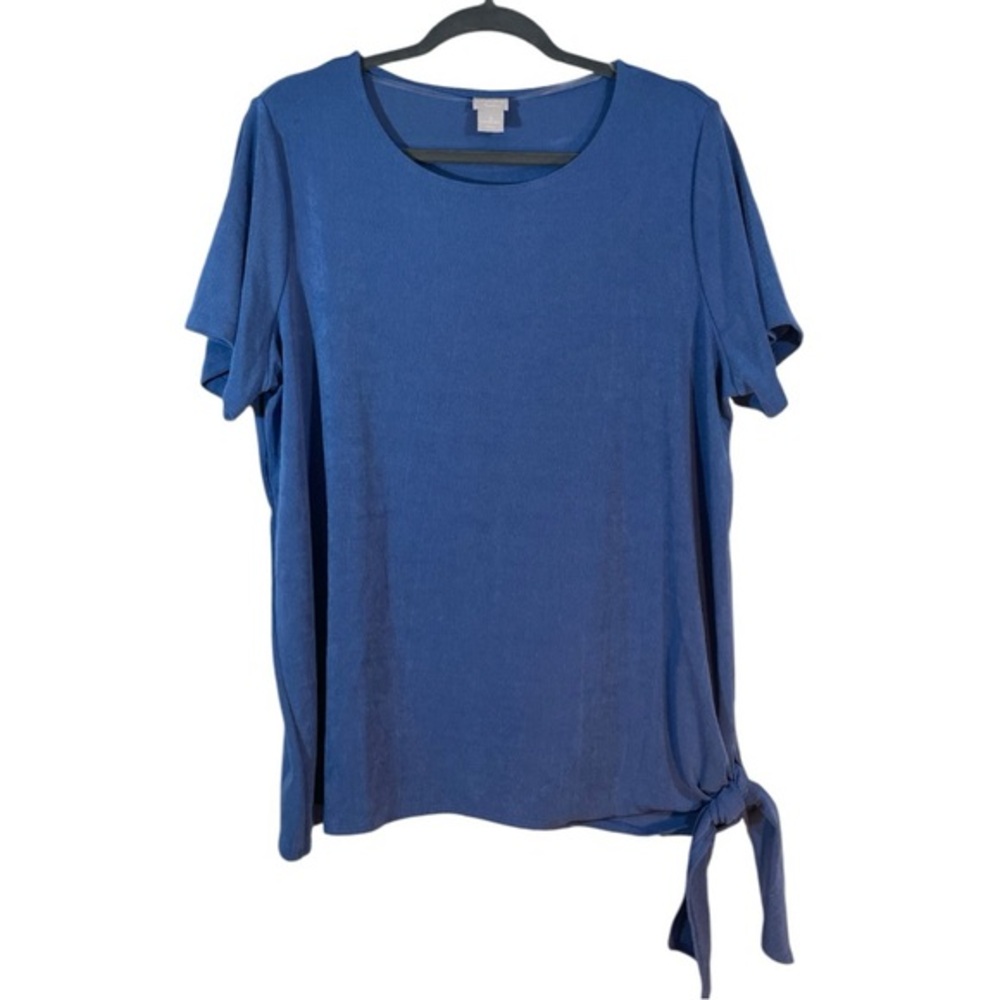 💕2 For $20💕 Blue Top with Side Tie